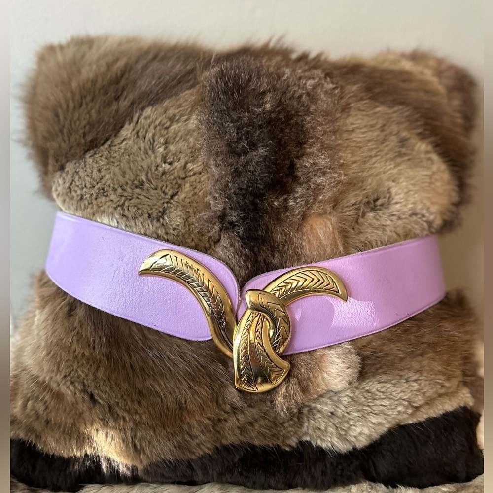 Vintage leather belt - Picture 6 of 14